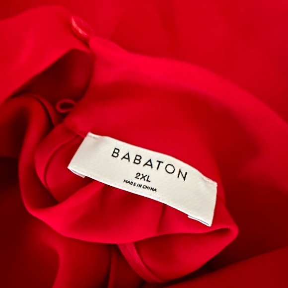 Aritzia Babaton Vitae Blouse — Red - Picture 4 of 5